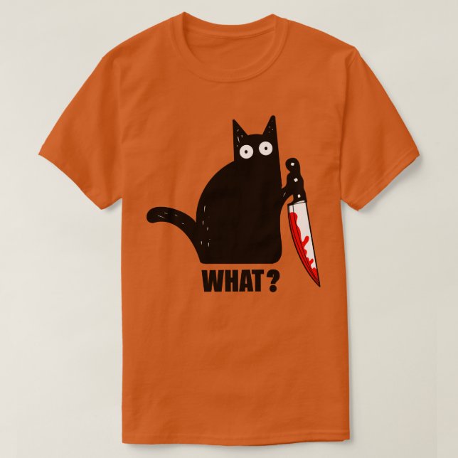 Spooky Lockdown Cat Hat T-Shirt (Design Front)