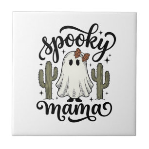 Spooky Mama Ghost Cactus Vintage Halloween Shirt_1 Tile