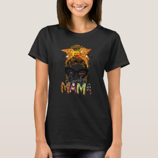 Spooky Mama  Halloween Mama Spooky Vibes  2 T-Shirt