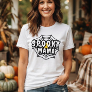 Spooky Mama Halloween Mother Comfy Shirt