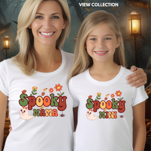 Spooky Mama Halloween Mummy and Me Matching T-Shirt