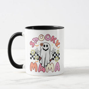Spooky Mama Retro Halloween  Mug