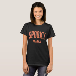 Spooky Mama Retro Halloween T-Shirt