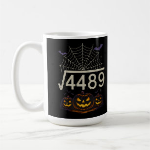 Spooky Math Halloween √4489 Design Coffee Mug