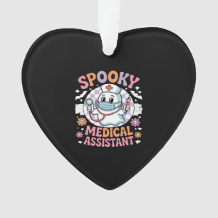 Spooky Medical Assistant Cute Halloween Essential  Ornament
