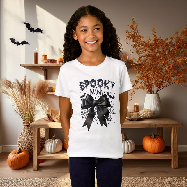 Spooky Mini Halloween (Black Bow Edition) T-Shirt (Creator Uploaded)