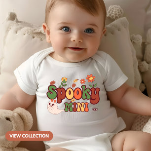 Spooky Mini Halloween Mummy and Me Matching Baby Bodysuit