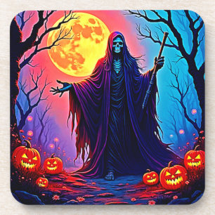 Spooky Moon Death's Call Design Coaster