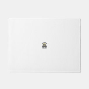 Spooky Moon Skull Halloween Graphic Shirt_1 Doormat