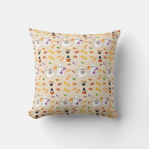 Spooky Movies Cute Halloween Cushion