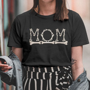 Spooky Mum Bones Funny Halloween T-Shirt