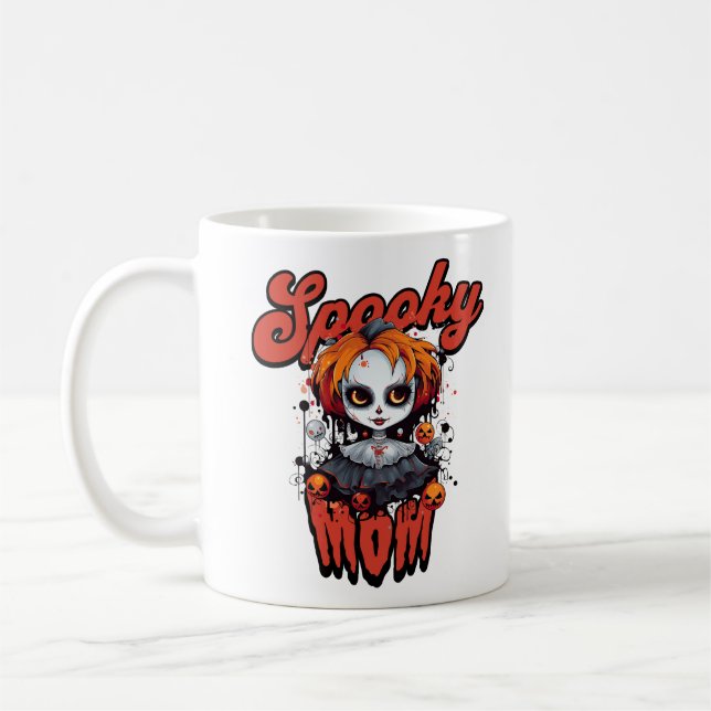 Spooky Mum Coffee Mug (Left)