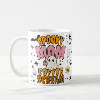 Spooky Mum Coffee Scream Mug - 11oz