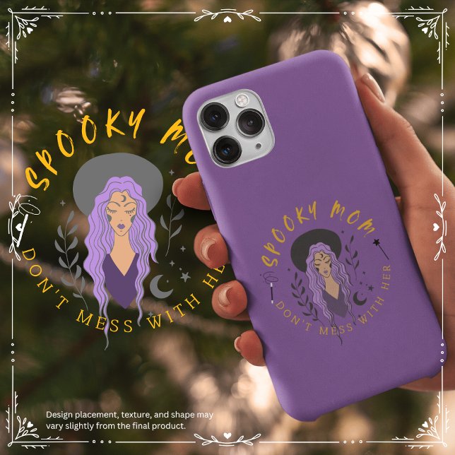 Spooky Mum Don't Mess With Her Case-Mate iPhone Case (Spooky Mom: Don't Mess with Her Cover from The Beekeeper Store)