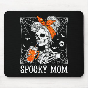 Spooky Mum Vintage Halloween Spooky Mother Mouse Mat
