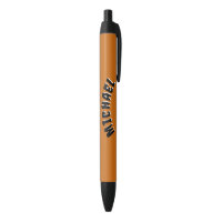 Spooky Name Pens (Dark Orange & Black)