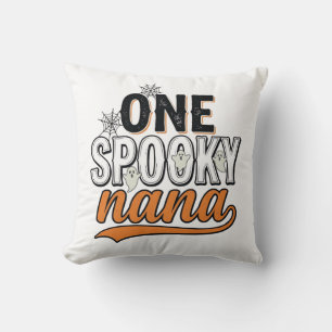 Spooky Nana Halloween Ghost Vintage Shirt Design_1 Cushion