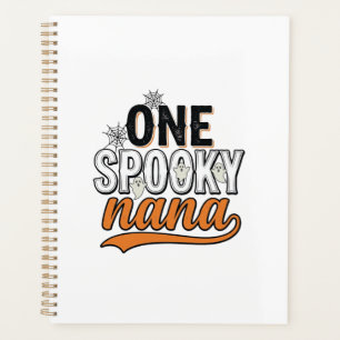 Spooky Nana Halloween Ghost Vintage Shirt Design_1 Planner