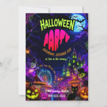 Spooky Neon Halloween Party