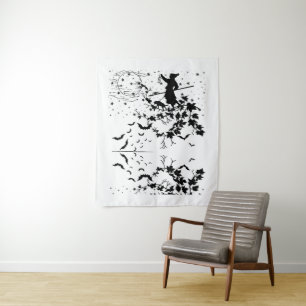 Spooky night.b tapestry