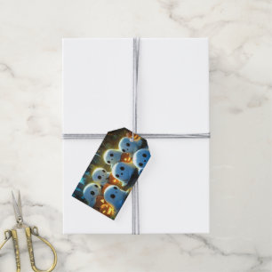 Spooky Night Cemetery Cute Halloween Ghost Gift Tags