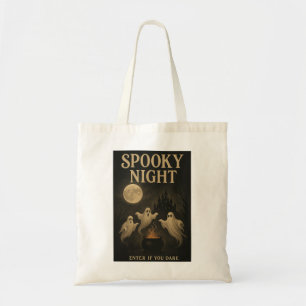 Spooky Night Enter If You Dare Tote Bag