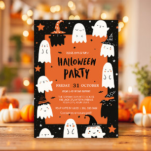 Spooky Night Ghost Party Invitation