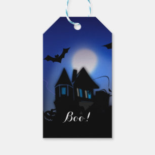 Spooky Night, Halloween...Boo! Gift Tags