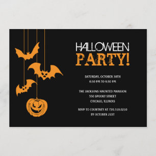 Spooky Night Halloween Party Invitation