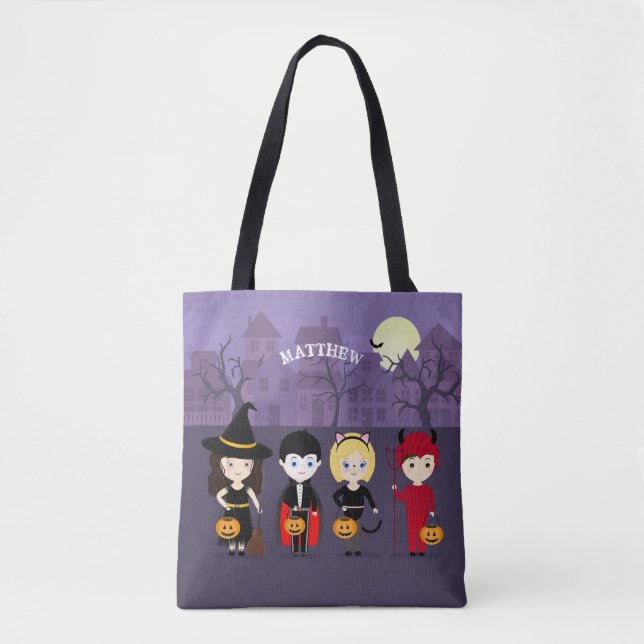 Spooky Night Halloween Party Tote Bag (Front)