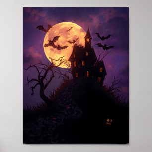 Spooky Night – Haunted House Poster
