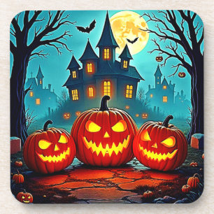 Spooky Night Haunted House Thrills Coaster