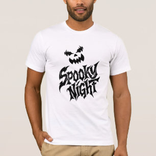 Spooky night Pumpkin face T-Shirt