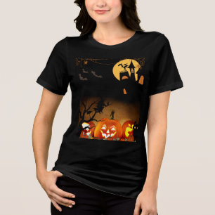 Spooky Nightfall Magic T-shirt Tri-Blend Shirt