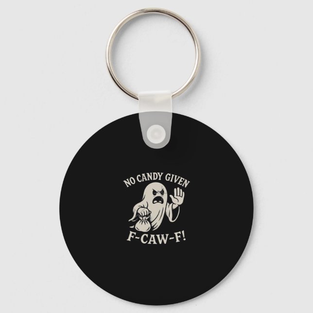 Spooky No Given F-Caw-F Graphic Key Ring (Front)
