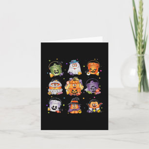 Spooky Nuggets Meal Bucket Halloween Chicken Nugge Card