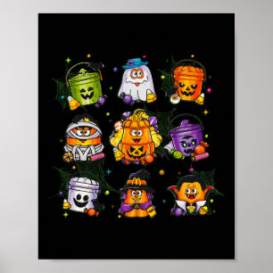 Spooky Nuggets Meal Bucket Halloween Chicken Nugge Poster