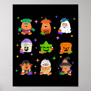 Spooky Nuggets Meal Bucket Halloween Chicken Poster