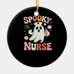 Spooky Nurse Classic T-Shirt_1 Ceramic Tree Decoration