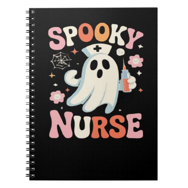 Spooky Nurse Classic T-Shirt_1 Notebook (Front)