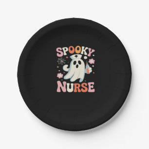 Spooky Nurse Classic T-Shirt_1 Paper Plate