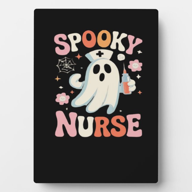 Spooky Nurse Classic T-Shirt_1 Plaque (Front)