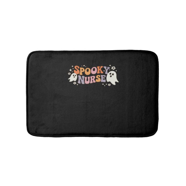 Spooky Nurse Classic T-Shirt Bath Mat (Front)