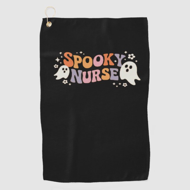 Spooky Nurse Classic T-Shirt Golf Towel (Front)