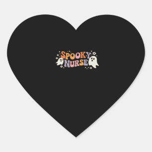 Spooky Nurse Classic T-Shirt Heart Sticker