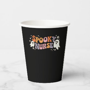 Spooky Nurse Classic T-Shirt Paper Cups