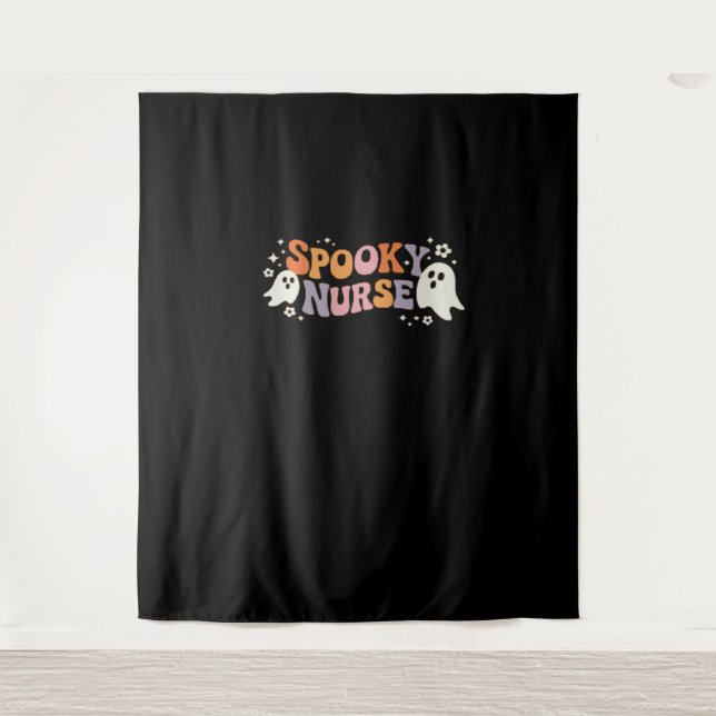 Spooky Nurse Classic T-Shirt Tapestry (Front)