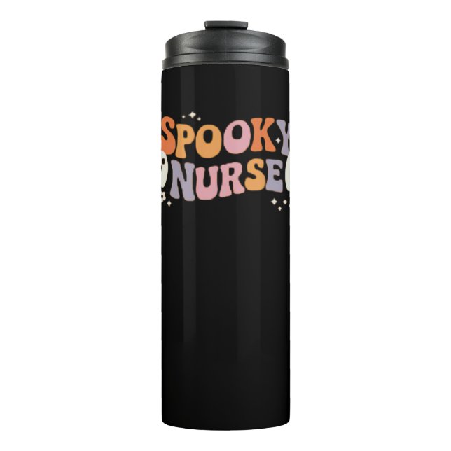 Spooky Nurse Classic T-Shirt Thermal Tumbler (Front)