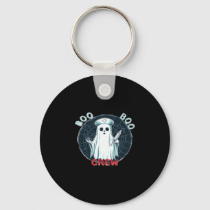 Spooky Nurse Ghost Haunted Hospital Crew Ghostly N Key Ring