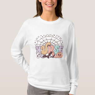 Spooky Nurse Halloween T-Shirt